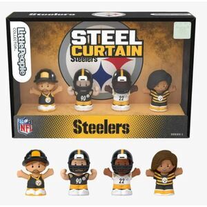 NFL Football PITTSBURGH STEELERS Steel Curtain Little People Collector Figurines